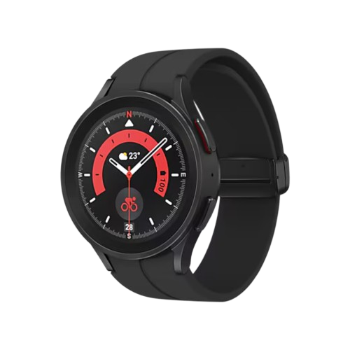 SAMSUNG Galaxy Watch5 Pro BT with Bixby & Google Assistant - Black Titanium, 45 mm