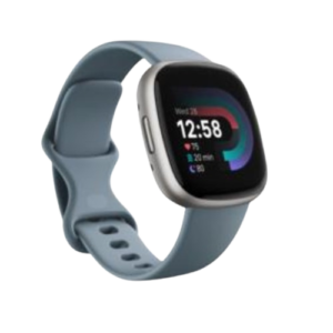 FITBIT Versa 4 Smart Watch - Waterfall Blue & Platinum